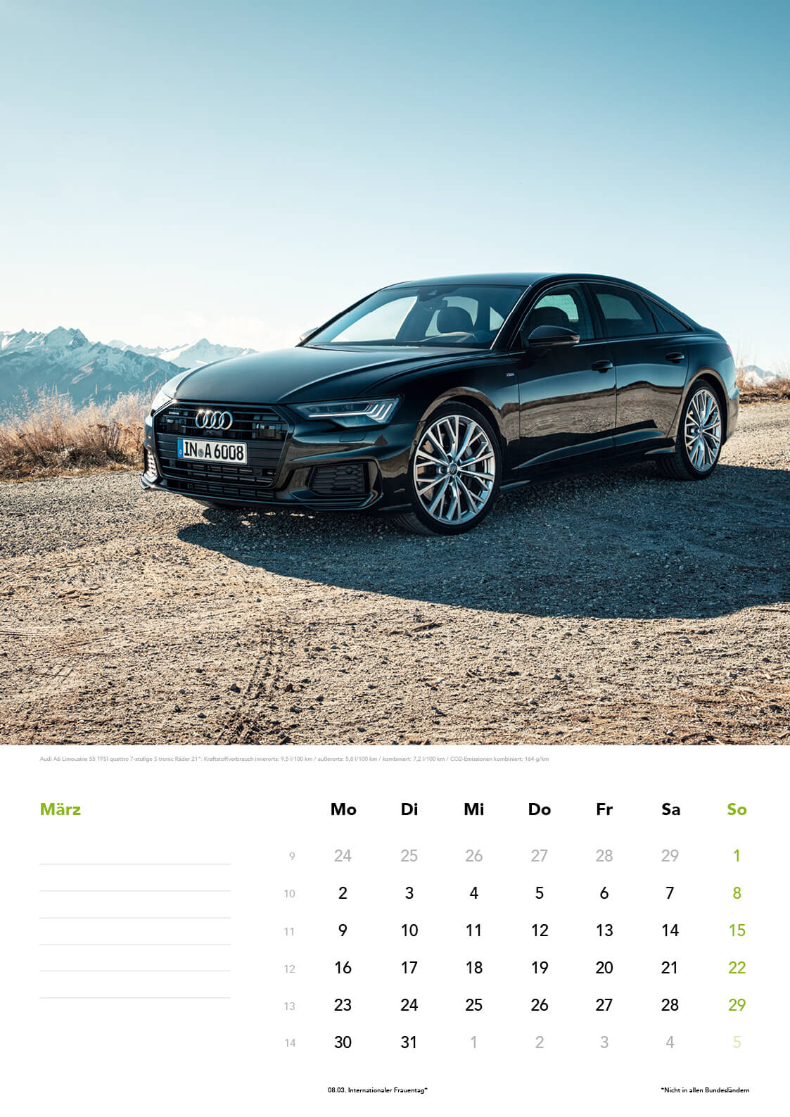Audi Österreich Kalender 2020