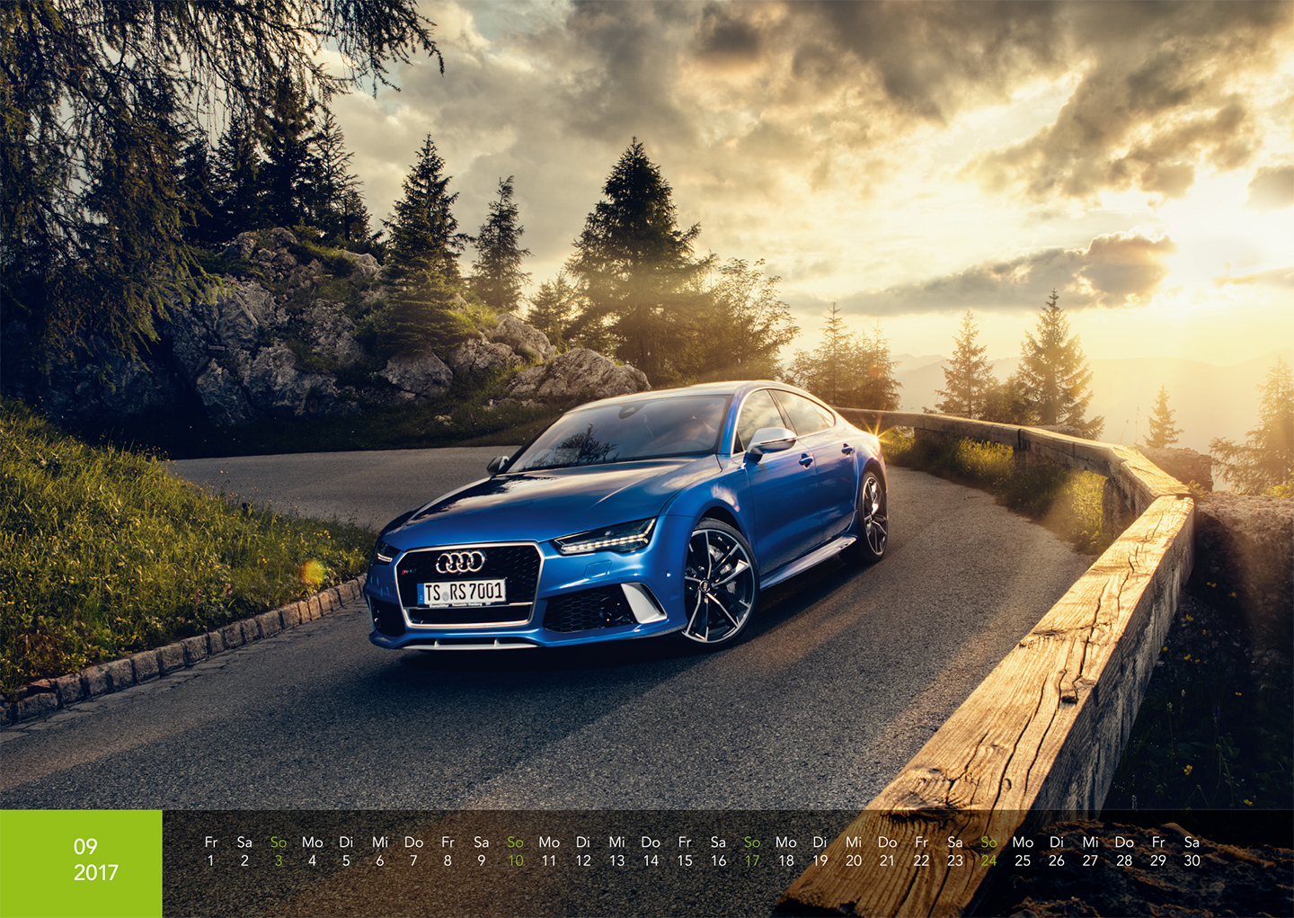 Audi Kalender 2017 - Audi RS7 Performance