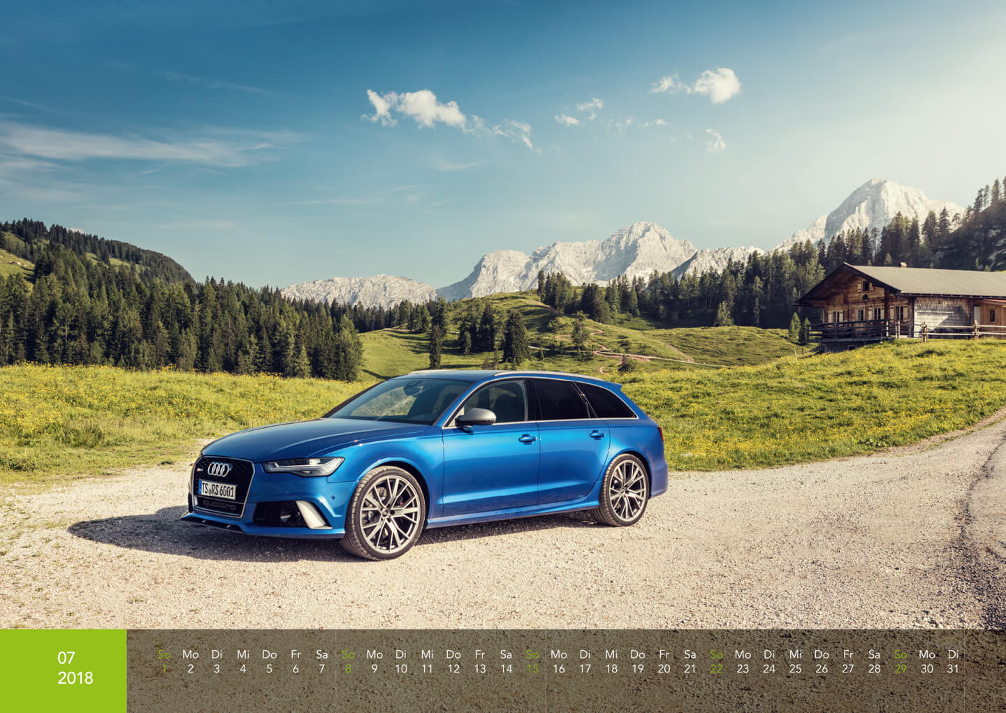 Audi Kalender 2018 - Audi RS6 Performance
