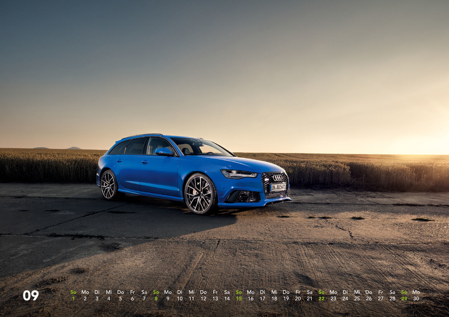 Audi Kalender 2019 - Audi RS 6 Avant performance Nogaro Edition