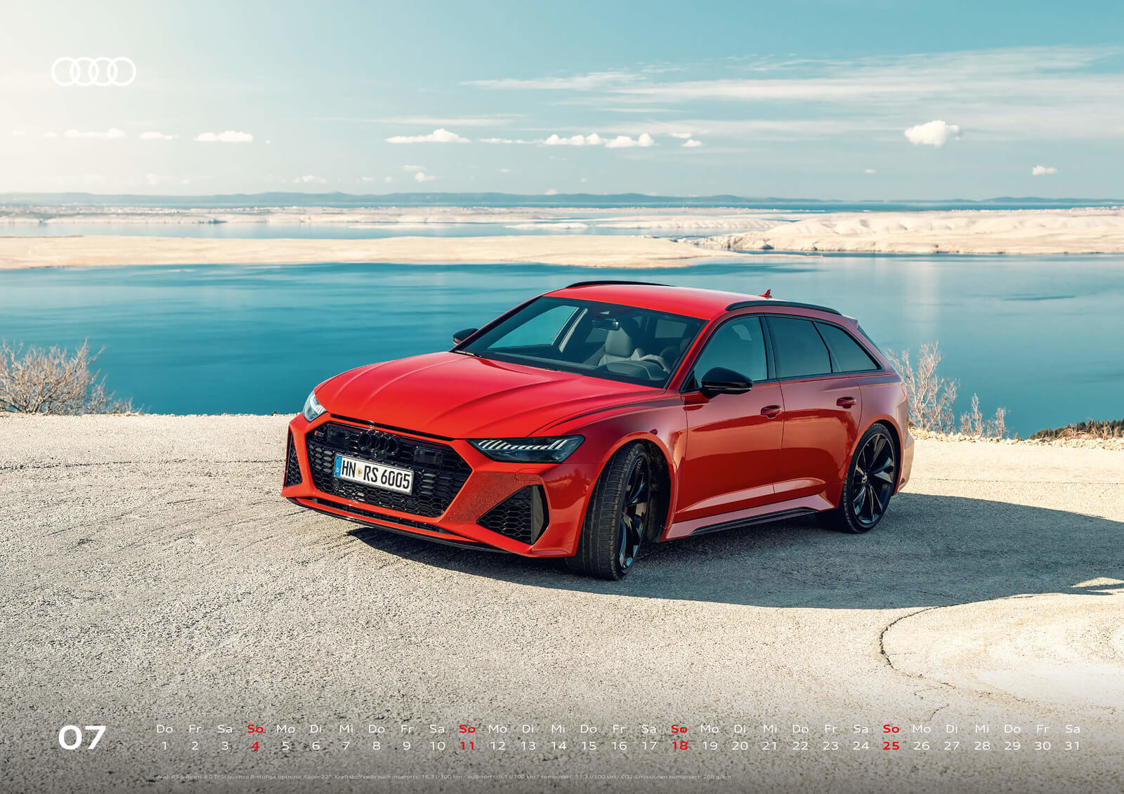 Audi Kalender 2021 Juli