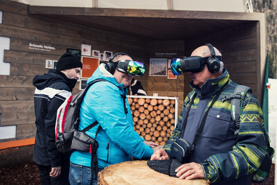 Virtual Reality - VR Brille - Biathlon Ruhpolding 2018
