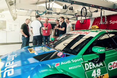 DTM Boxenführungen von Audi Sport