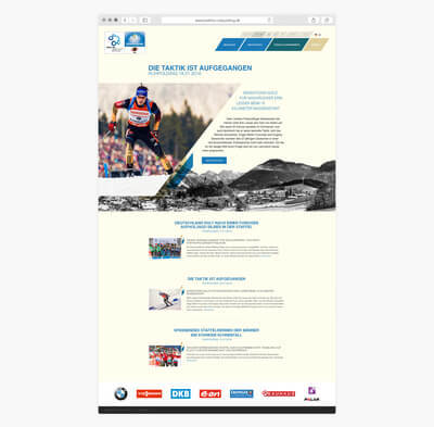 Werbeagentur Traunstein - Biathlon Ruhpolding
