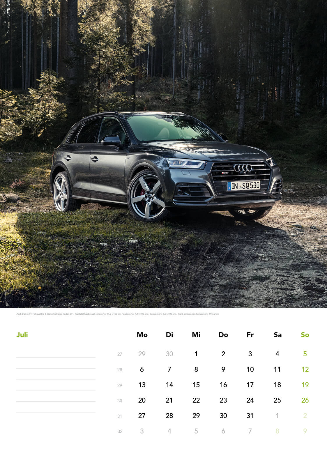 Audi Sportkalender 2020