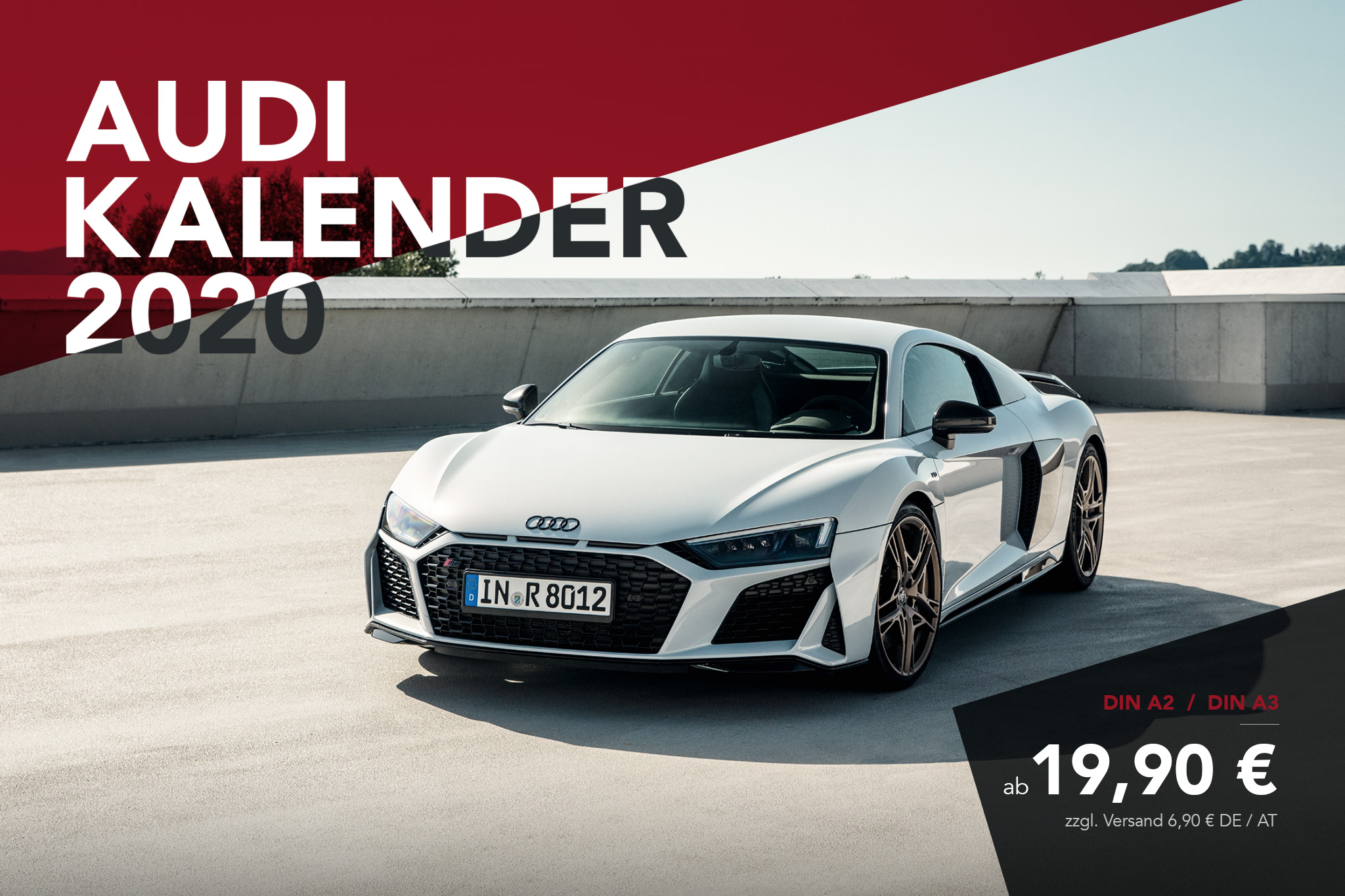 Audi Wandkalender 2020 im Format DIN A2