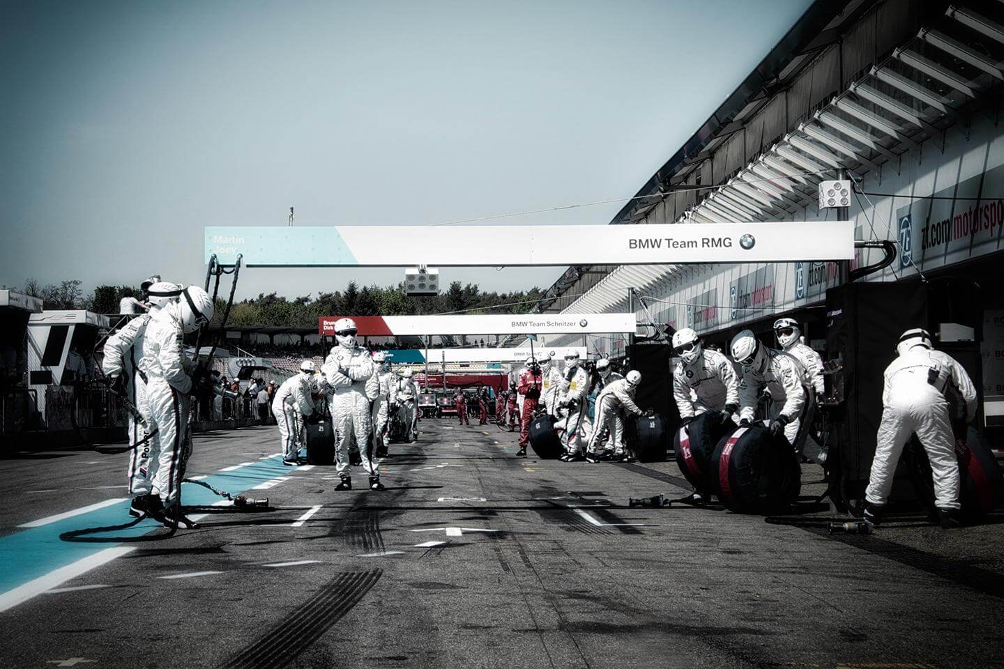 Boxenstopp Hockenheimring DTM BMW