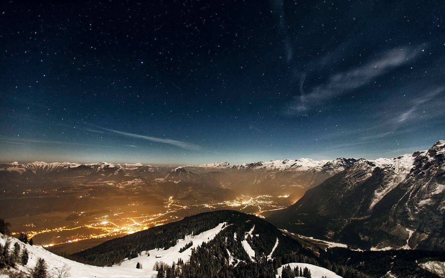 Salzburg bei Nacht