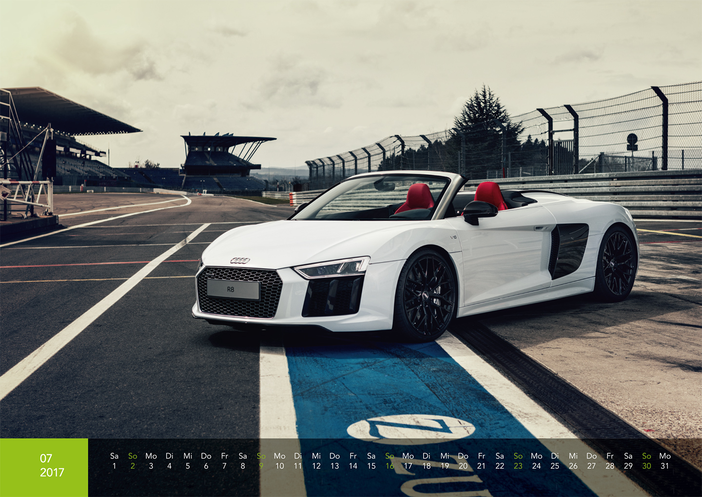 Audi Kalender 2017 - Audi R8 Spyder