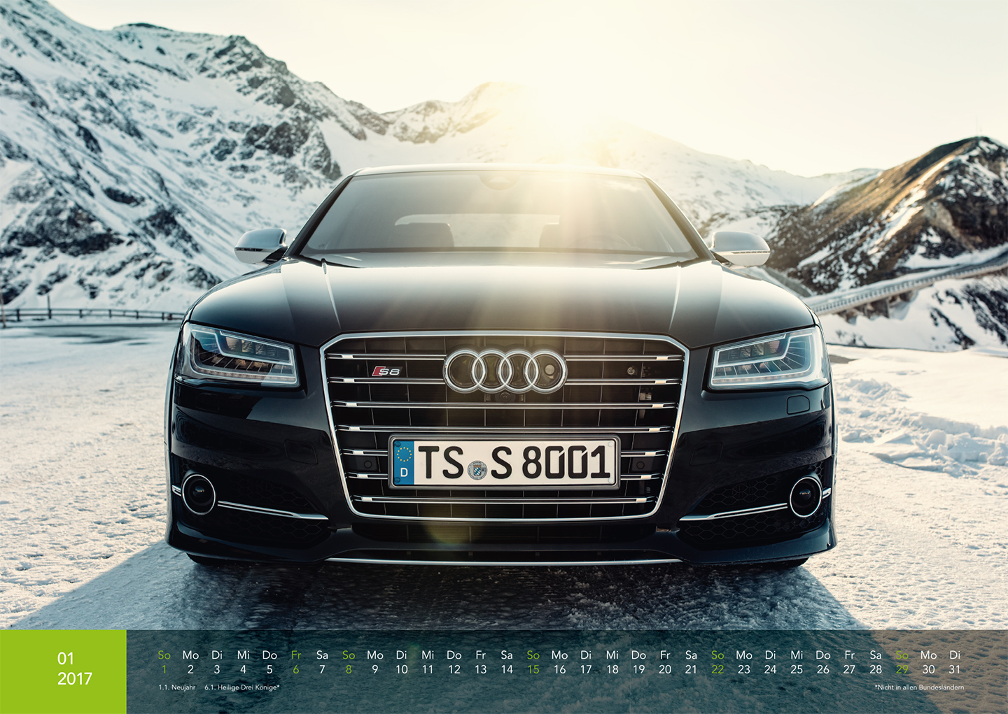 Audi Kalender 2017 - Audi S8