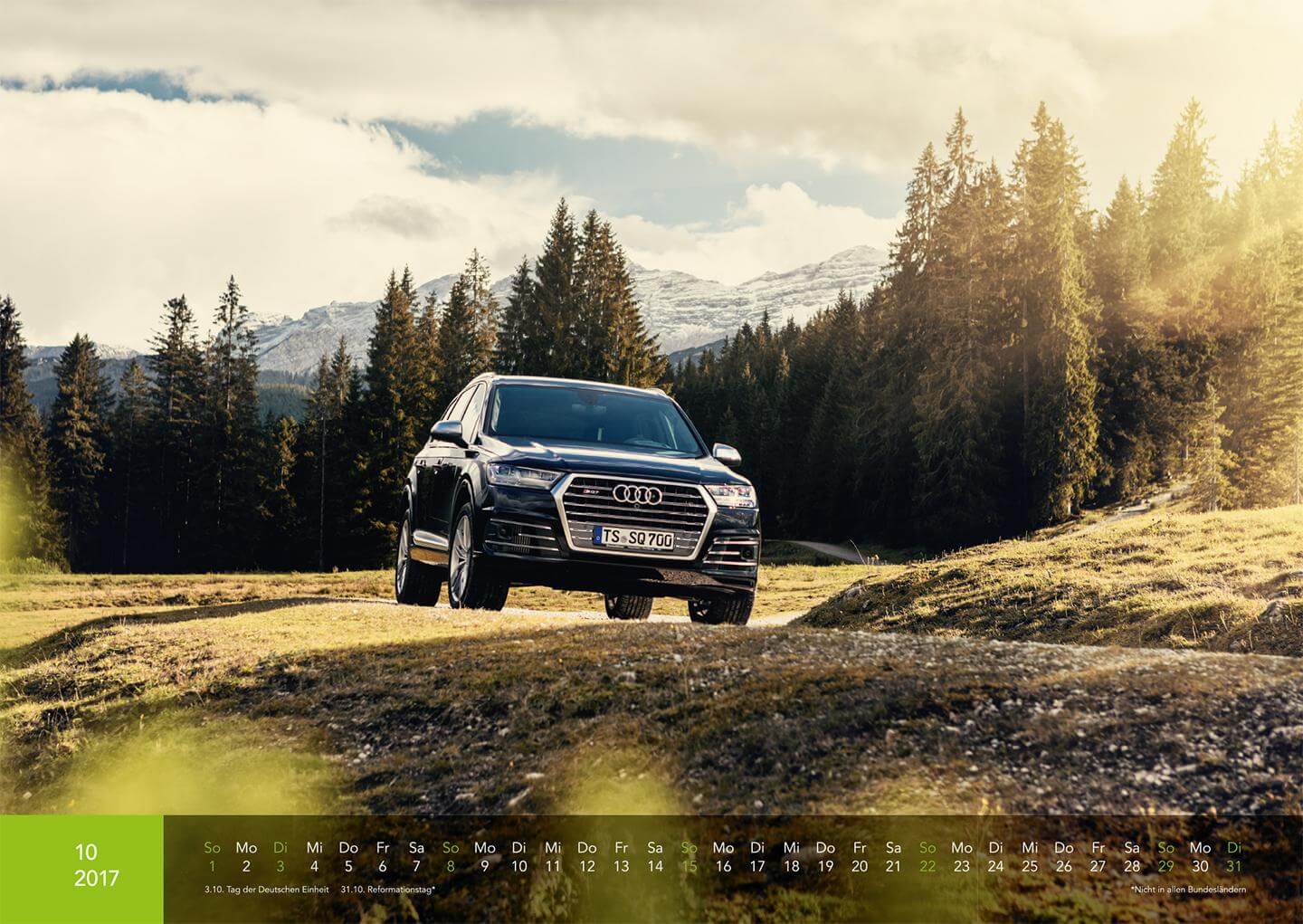 Audi Kalender 2017 - SQ7 TDI