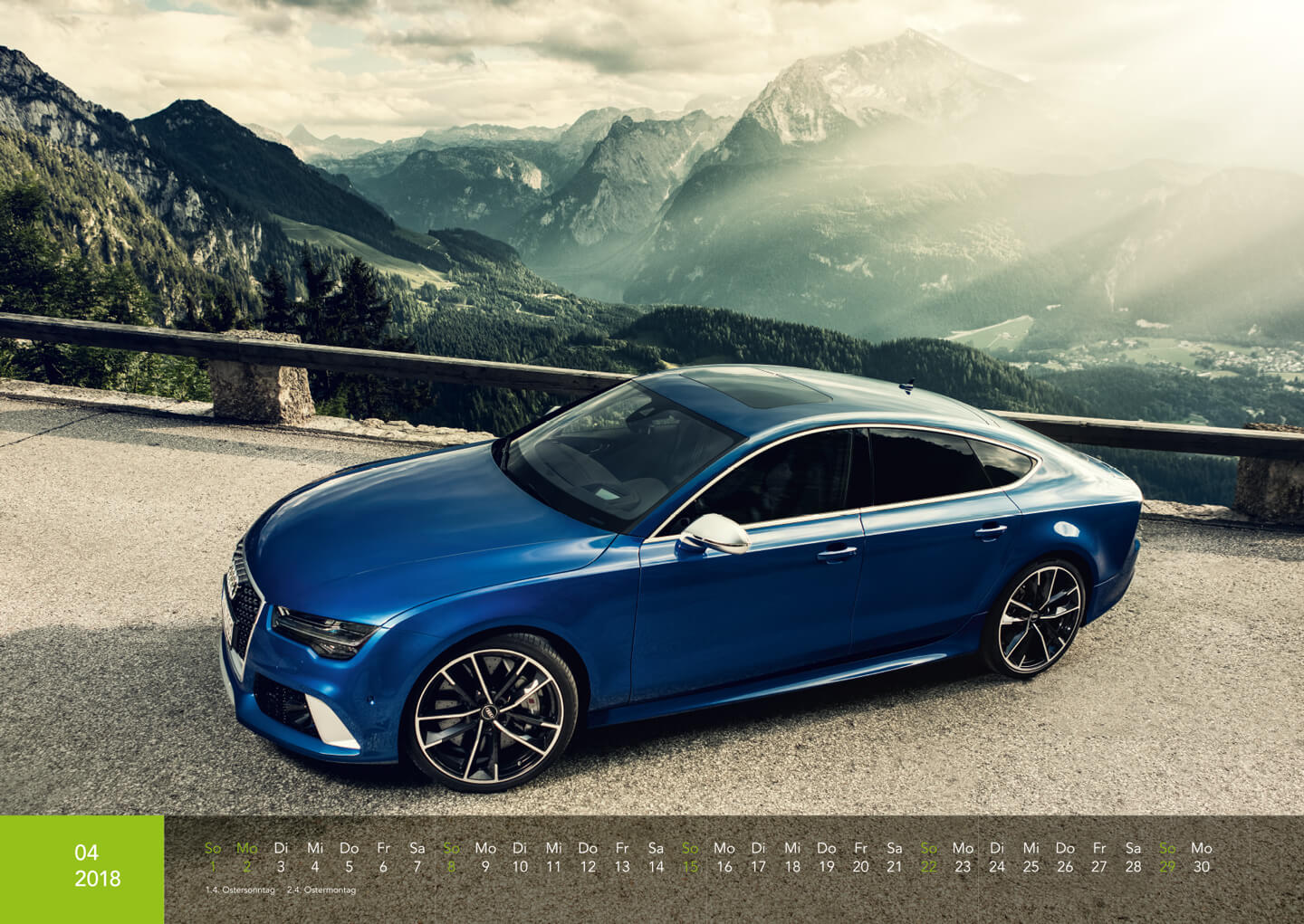 Audi Kalender 2018 - Audi RS7 Performance