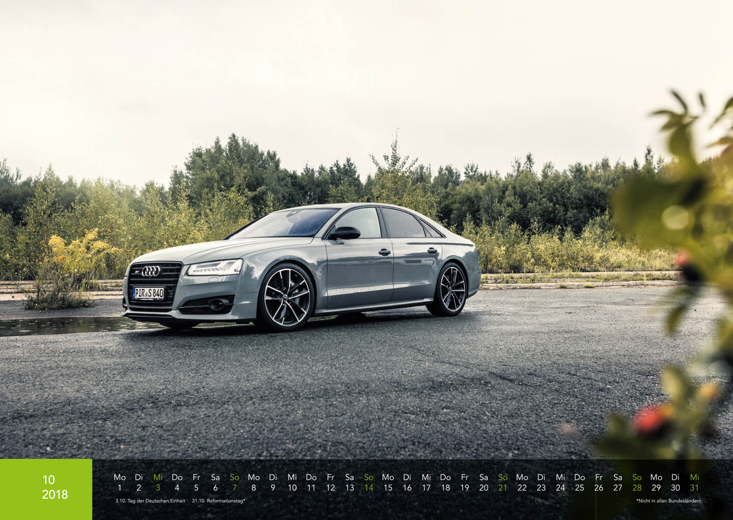 Audi Kalender 2018 - S8 Plus Exclusive