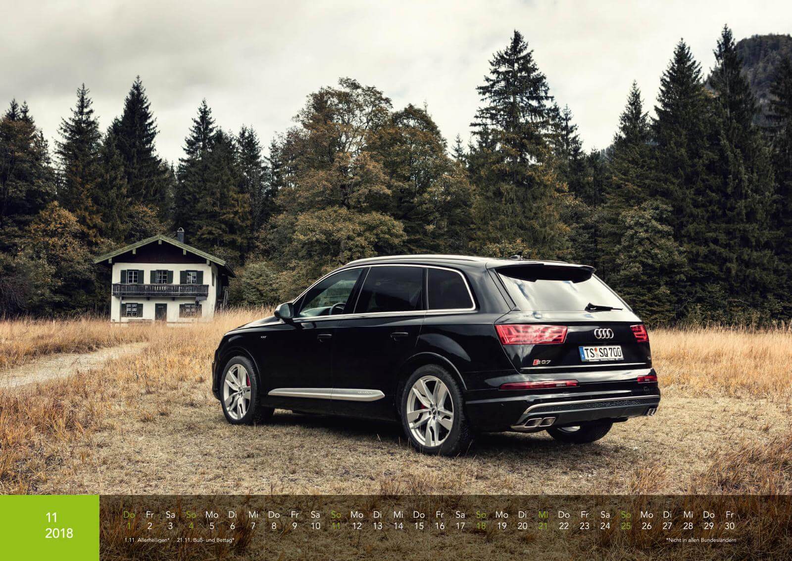 Audi Kalender 2018 - SQ7 TDI