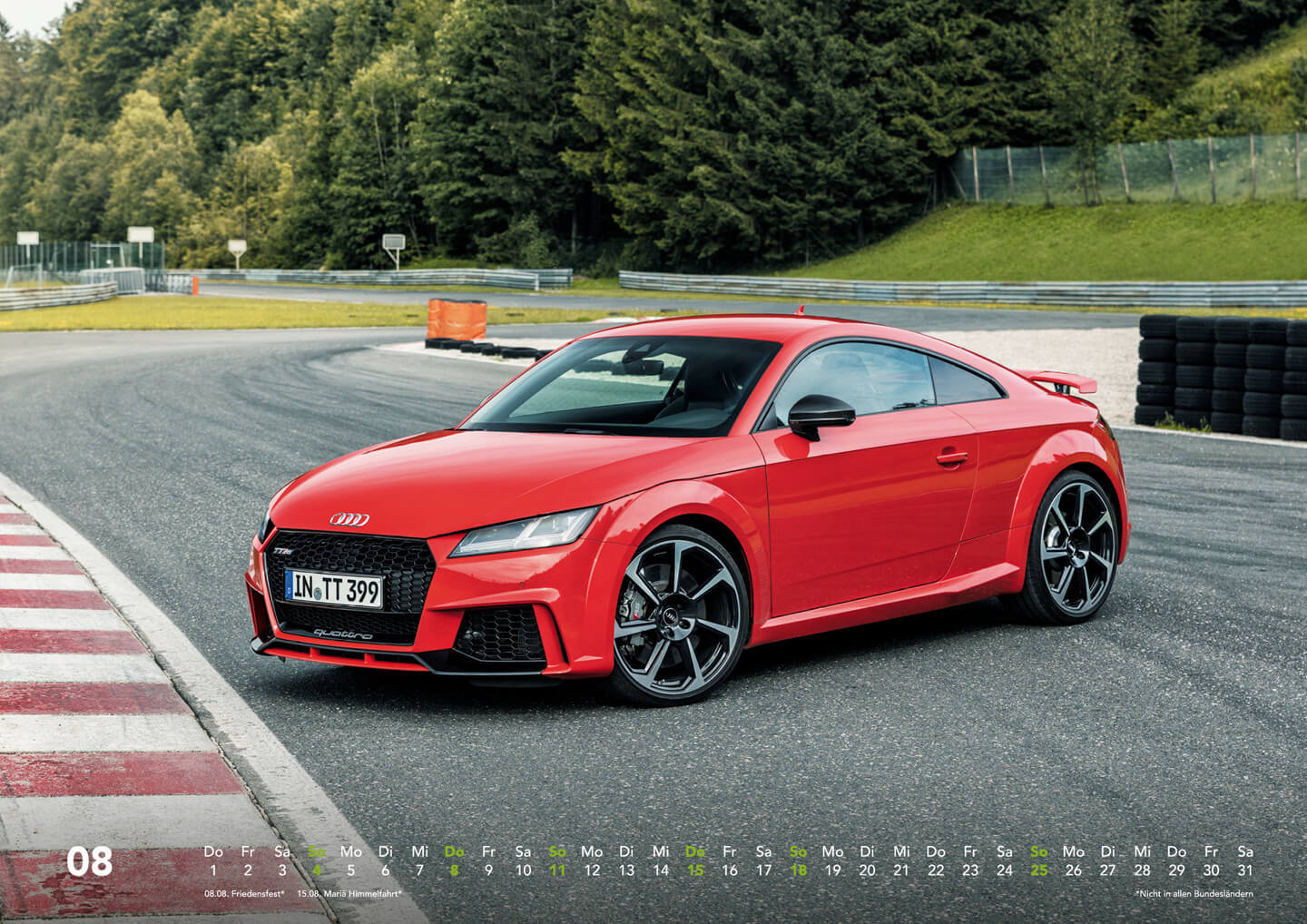 Audi Kalender 2019 - Audi TT RS Coupé