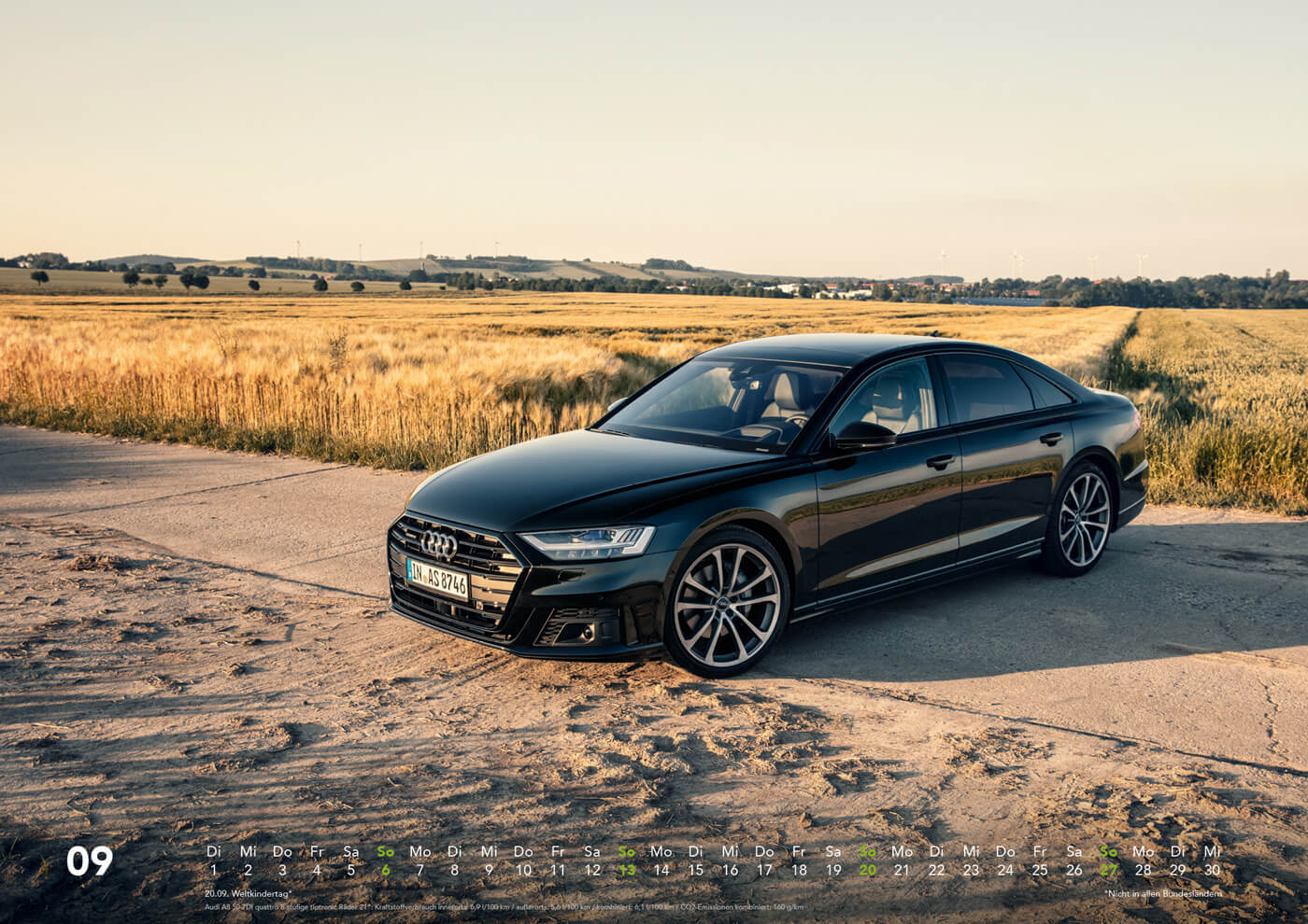 Audi Kalender 2020 - Audi A8 50 TDI