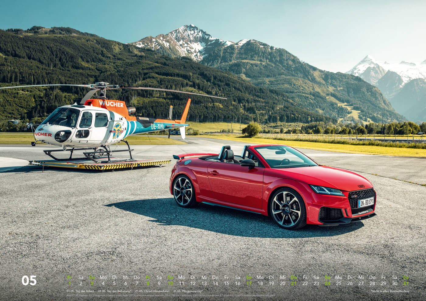 Audi Kalender 2020 - Audi TT RS Roadster