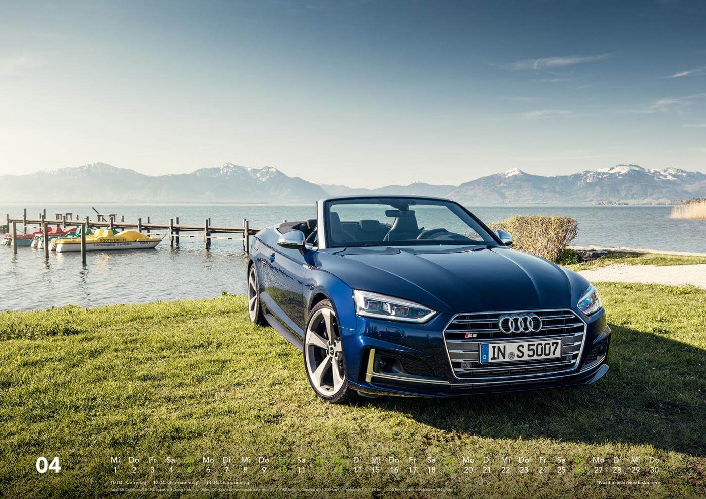 Audi Kalender 2020 - Audi S5 Cabriolet