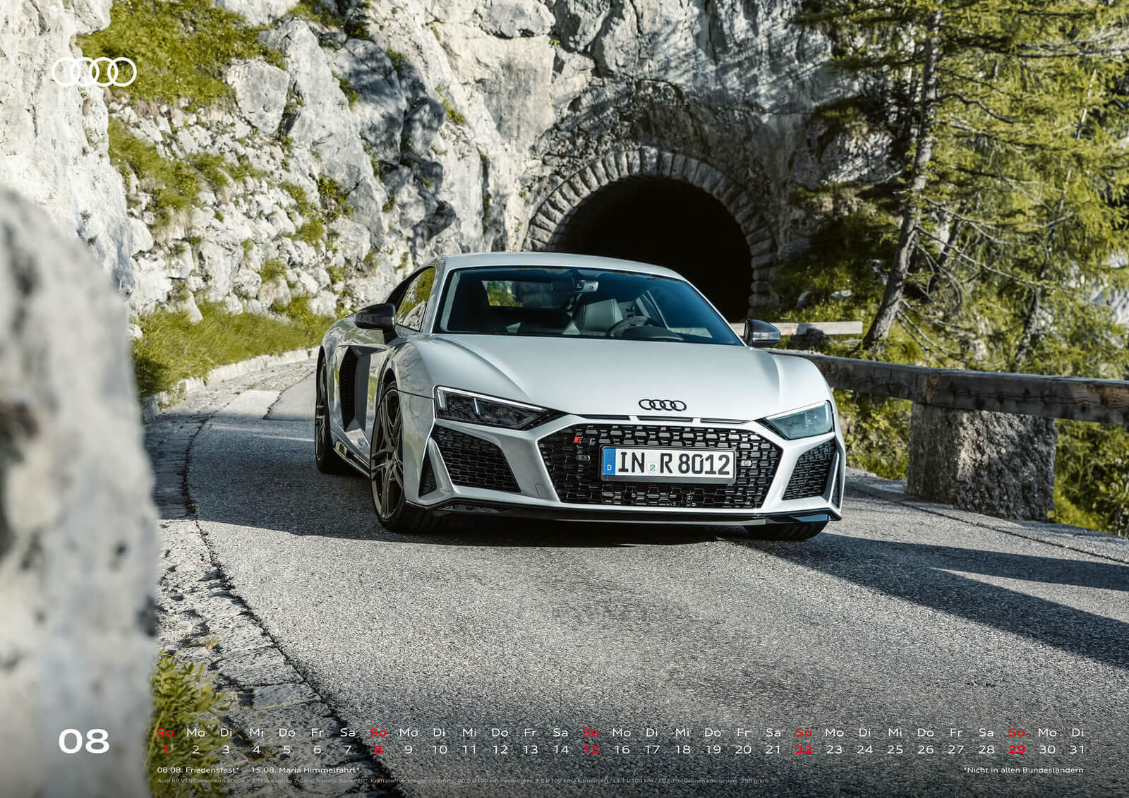 Audi Kalender 2021 DIN A2 / DIN A3 - Audi S / RS / R8 ...