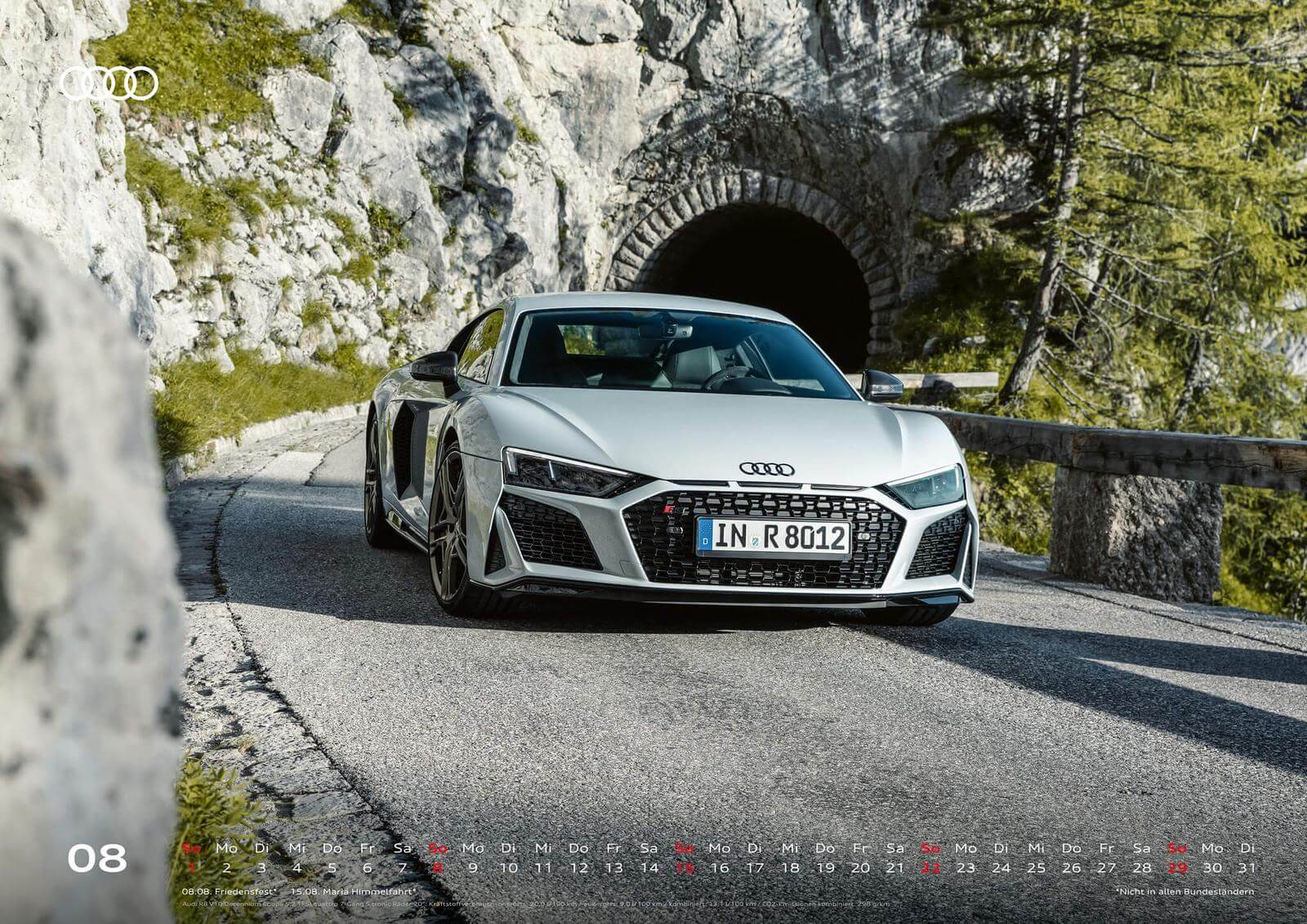 Audi Kalender 2021 August