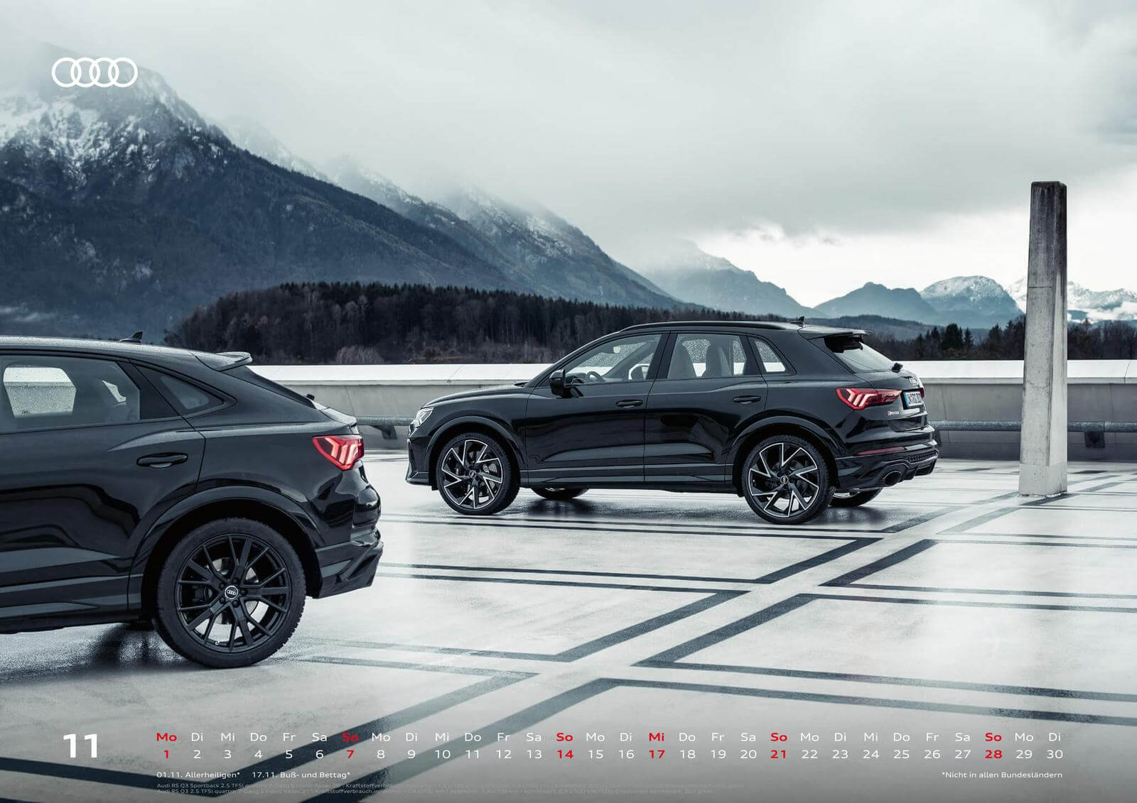 Audi Kalender 2021 November