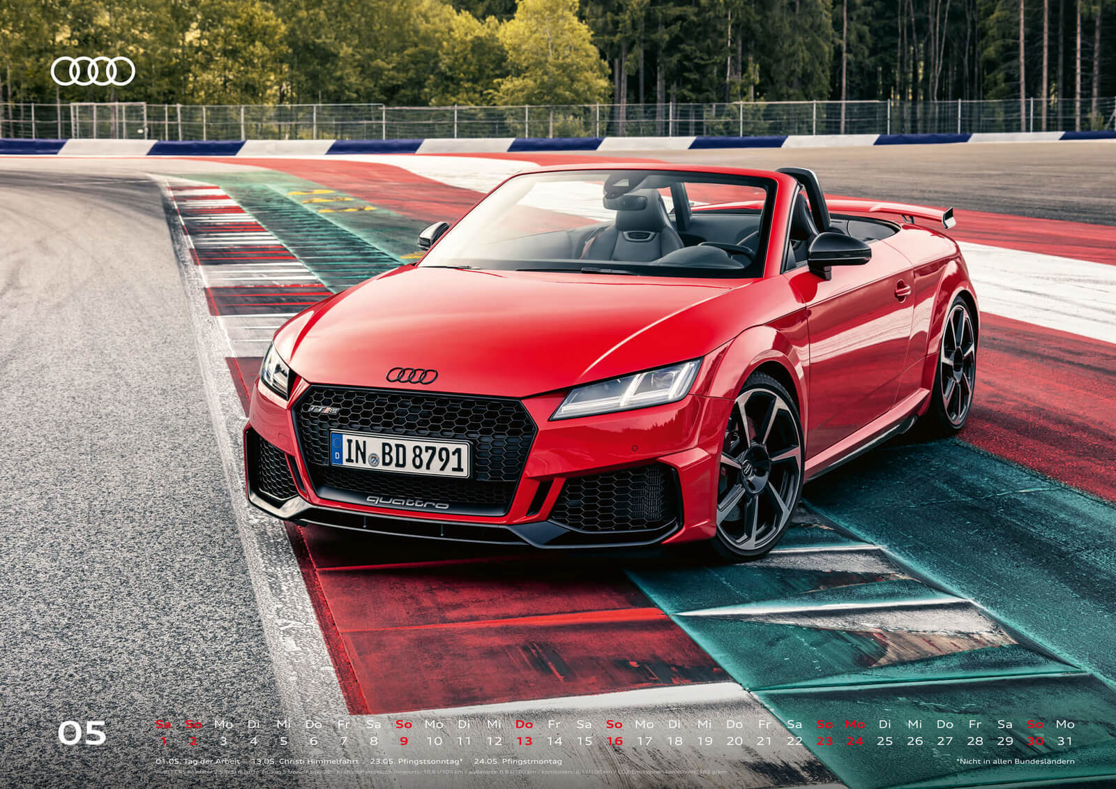 Audi Kalender 2021 Mai