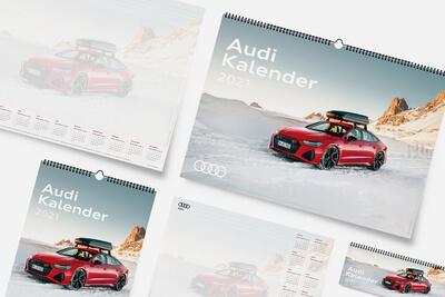 Audi Kalender &amp; Schreibtischunterlage 2021