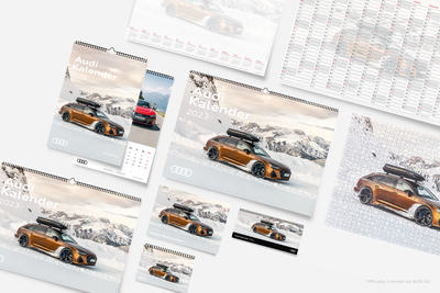 Audi Kalender 2023, Puzzle, Adventskalender &amp; Jahresplaner