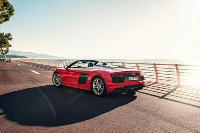 Audi R8 Spyder in Monaco