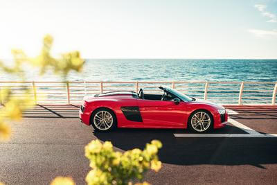 Audi R8 Spyder in Monaco