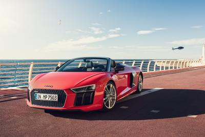 Audi R8 Spyder in Monaco