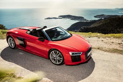 Audi R8 Spyder in Monaco 