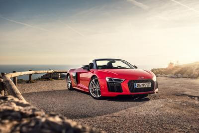 Audi R8 Spyder - Monaco bei Abendsonne