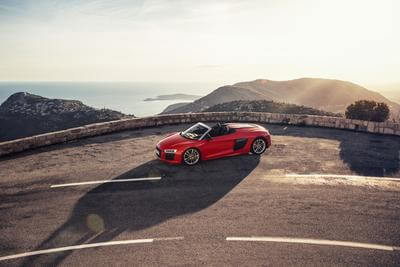 Audi R8 Spyder - Monaco bei Abendsonne