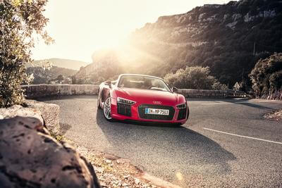 Audi R8 Spyder - Monaco bei Abendsonne