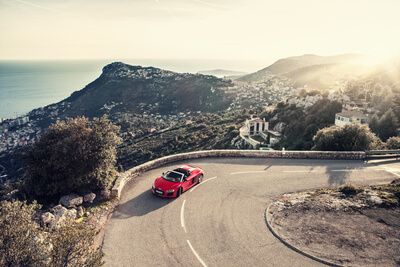 Audi R8 Spyder - Monaco bei Abendsonne