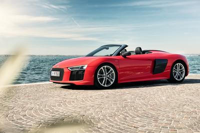 Audi R8 Spyder - Gardasee in Italien