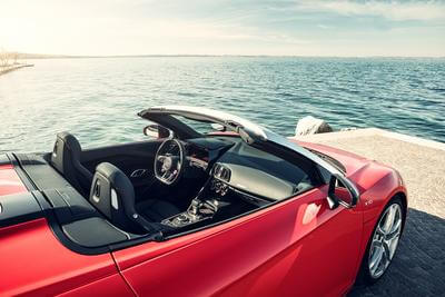 Audi R8 Spyder - Gardasee in Italien