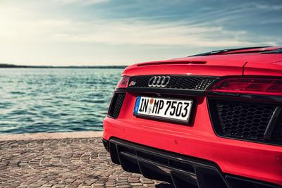 Audi R8 Spyder - Gardasee in Italien