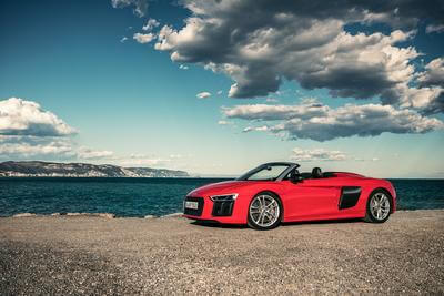 Audi R8 Spyder auf nach Monaco