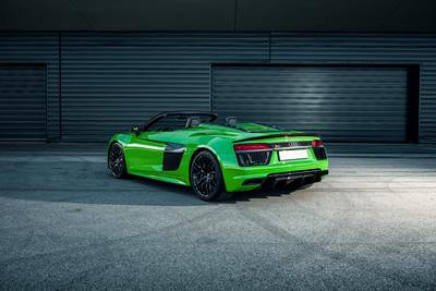 Audi R8 Spyder V10+ in Micrommata Green