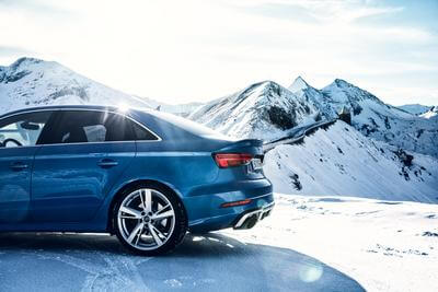 Audi RS3 Limousine auf dem Großglockner