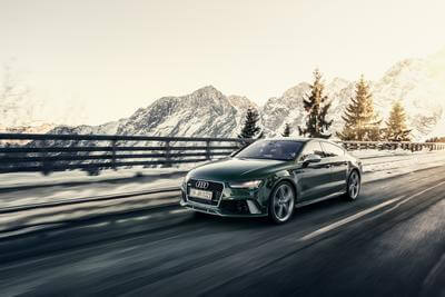 Audi RS7 Sportback Wintershooting Car to Car