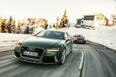 Audi RS7 Sportback Wintershooting