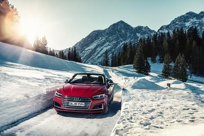 Audi S5 Cabrio Wintershooting