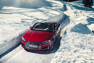 Audi S5 Cabrio im Winter