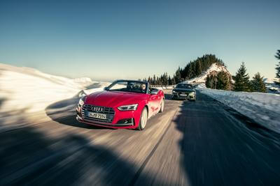 Audi S5 Cabrio Car2Car Shooting