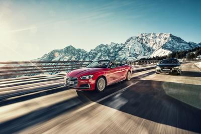 Audi S5 Cabrio Car2Car Shooting