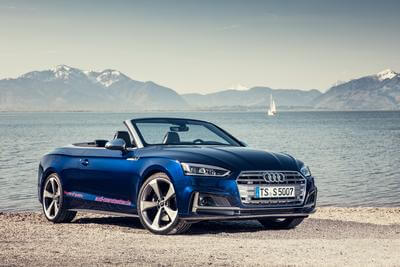 Audi S5 Cabrio am Chiemsee