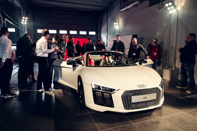 Präsentation vom neuen Audi R8 Spyder